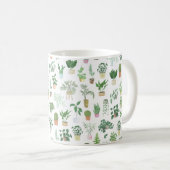 プランティタハウスプラントアンドポットパターン コーヒーマグカップ (正面右)