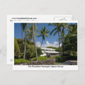 プランテーションマネージャーのビーチハウス ポストカード (正面/裏面)