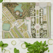 プランデュジャルダンetシャトーデラレーヌ キッチンタオル (折り畳み)