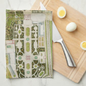 プランデュジャルダンetシャトーデラレーヌ キッチンタオル (四つ折り)