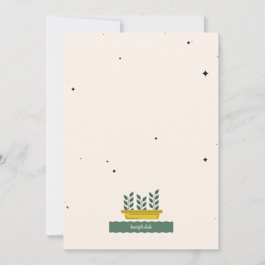 プラントの交換 招待状 (裏面)