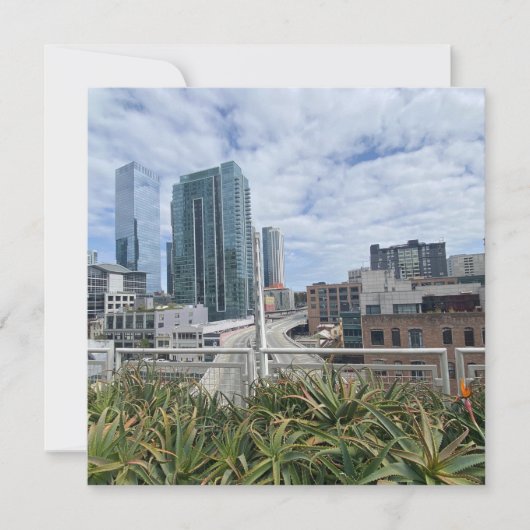 プラントの日程：サンフランシスコ 案内状 (正面)