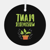 プラントウイスパーおもしろいラーホビーガーデニング ガラスオーナメント (裏面)