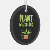 プラントウイスパーおもしろいラーホビーガーデニング ガラスオーナメント (正面右)