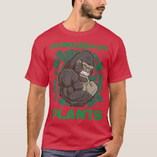 プラントゴリラビーガンフィットネス Tシャツ