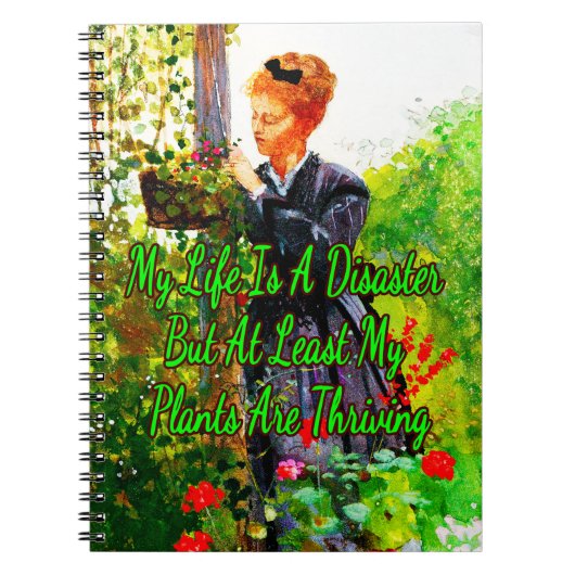 プラントサマーバイウィンスローホーマー ノートブック (正面)