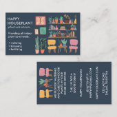プラントシッター観葉植物の散水ハウスセッチン 名刺 (正面/裏面)