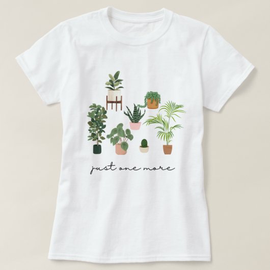 プラントシャツ、プラントレディーTシャツ、プラー Tシャツ (デザイン正面)