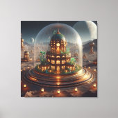 プラントジュエルボックスファンタジーアート キャンバスプリント (正面)