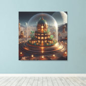 プラントジュエルボックスファンタジーアート キャンバスプリント (インサイチュ (ウッドフロア))