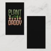 プラントダディかわいいガーデニングパパガーデナーファザー 名刺 (正面/裏面)