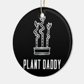 プラントダディーラッキーバンブーハウスプラント セラミックオーナメント (左)