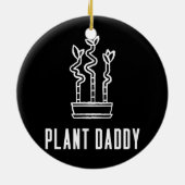 プラントダディーラッキーバンブーハウスプラント セラミックオーナメント (裏面)