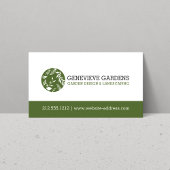 プラントバラエティーロゴガーデンデザイン造園 名刺