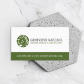 プラントバラエティーロゴガーデンデザイン造園 名刺