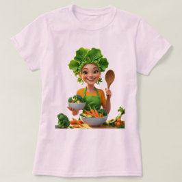 プラントパワードシェフ - 愛情込めて料理する Tシャツ