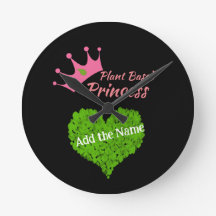 プラントベースの壁時計パーソナライズされたビーガンギフト