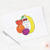 プラントベースの将来のステッカーシート ラウンドシール (封筒)