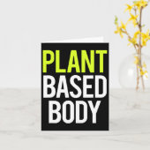 プラントベース体ビーガンジムボディビルトレーニングFi カード (黄色い花)