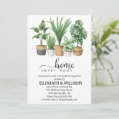 プラントホームスウィートホーム引っ越し祝いパーティーパーティー 招待状 (スタンド正面)