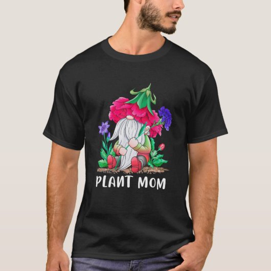 プラントママカーネーション格言ガーデニングママ母 Tシャツ (正面)