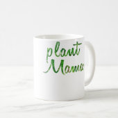 プラントママガーデニング愛好家母の日Tシャツ コーヒーマグカップ (正面右)