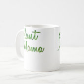 プラントママガーデニング愛好家母の日Tシャツ コーヒーマグカップ (正面左)