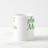 プラントママガーデニング愛好家母の日Tシャツ コーヒーマグカップ (中央)
