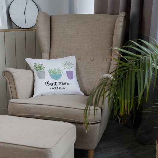 プラントママパーソナライズされた装飾用クッション クッション