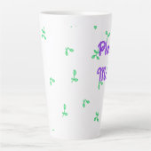 プラントママママかわいらしグ カフェラテマグ (正面)