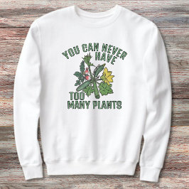 プラントマムベジプラントイラストレーション庭園愛好家 スウェットシャツ