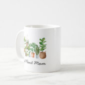 プラントマ最高のムウォーター色ハウスプラントガーデン引用文 コーヒーマグカップ (正面左)