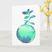 プラントライフのグリーティングカード カード (黄色い花)