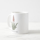 プラントラバーアロエヴェラハイトサボテン コーヒーマグカップ (正面左)