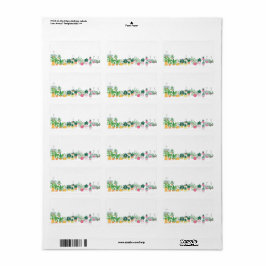 プラントラバー住所 シール