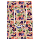 プラントレディーガーデニング抱き枕 ミディアムペーパーバッグ (裏面)