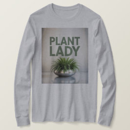 プラントレディーファーンシルバーポットTシャツ Tシャツ