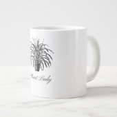 プラントレディーブラック&ホワイト専門マグカップ ジャンボコーヒーマグカップ (正面右)