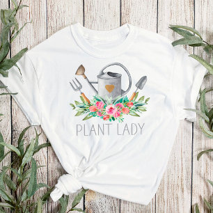 プラントレディーボホウォーターカラーガーデナーユーモアシック Tシャツ