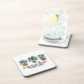 プラントレディ不気味ハロウィーンモンステラデザイン コースター (右側)