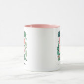 プラントレディ可愛パーソナライズされたい2トーンのコーヒーマグ マグカップ (中央)