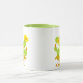 プラントレディ熱狂するキュートサボテンの咲く名前をカスタムする マグカップ (中央)