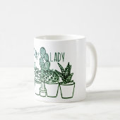 プラントレディ熱狂するマグ コーヒーマグカップ (正面右)