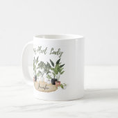 プラントレディ熱狂するーコーヒーマグ コーヒーマグカップ (正面左)