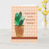 プラント付き夫のイースターカード カード (黄色い花)