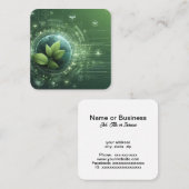 プラント技術 スクエア名刺 (正面/裏面)