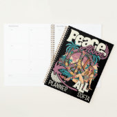 プランナーの平和すべての上 – ヒッピパーソナライズされたースタイル プランナー手帳 (ディスプレー)