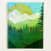 プランナーの森の詩的な鳥 プランナー手帳 (正面)