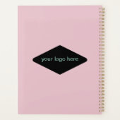 プランナーの水色ロビンとさくらんぼ花 プランナー手帳 (裏面)