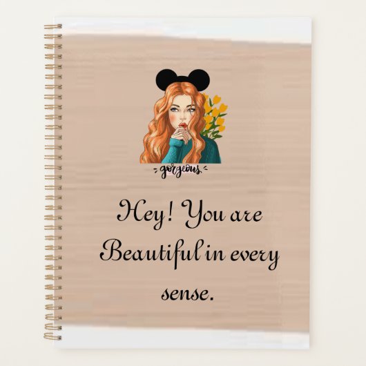 プランナーやる気を起こさせる引用文 プランナー手帳 (正面)